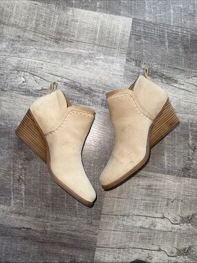 TOMS Kaia Wedge Booties